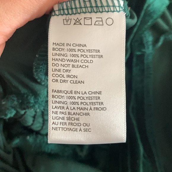 Urban Outfitters Green Babydoll milkmaid velvet romper witchy whimsygoth - Picture 7 of 8